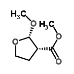 CAS#: 117632-34-5, Methyl (2S,3R)-2-Methoxytetrahydro-3-Furancarboxylate