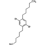 CAS#: 117635-21-9, 1,4-Dibromo-2,5-Dihexylbenzene