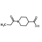 CAS#: 117705-17-6, 1-Propionyl-4-Piperidinecarboxylic Acid