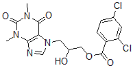 CAS#: 117782-63-5, [3-(1,3-Dimethyl-2,6-Dioxopurin-7-Yl)-2-Hydroxypropyl] 2,4-Dichlorobenzoate