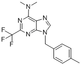 CAS 登录号：117860-34-1， 6-(二甲基氨基)-9-(4-甲基苄基)-2-(三氟甲基)-9H-嘌呤