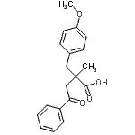 CAS#: 118024-43-4, 2-(4-Methoxybenzyl)-2-Methyl-4-Oxo-4-Phenylbutanoic Acid