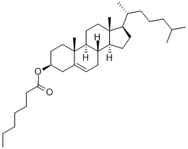CAS 登录号：1182-07-6， (3beta)-胆甾-5-烯-3-醇 3-庚酸酯