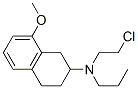 CAS 登录号：118202-68-9， N-(2-氯乙基)-8-甲氧基-N-丙基-1,2,3,4-四氢萘-2-胺