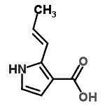 CAS 登录号：118316-03-3， 2-[(1E)-1-丙烯-1-基]-1H-吡咯-3-羧酸