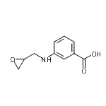 CAS 登录号：118427-99-9， 3-[(2-环氧乙烷基甲基)氨基]苯甲酸