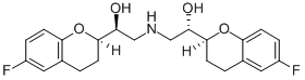 CAS 登录号：118457-16-2， (1S)-1-[(2S)-6-氟色满-2-基]-2-[[(2S)-2-[(2S)-6-氟色满-2-基]-2-羟基乙基]氨基]乙醇