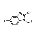 CAS#: 118469-17-3, 5-Fluoro-1-(Fluoromethyl)-2-Methyl-1H-Benzimidazole
