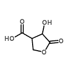 CAS#: 118489-44-4, 4-Hydroxy-5-Oxotetrahydro-3-Furancarboxylic Acid