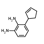 CAS 登录号：118489-58-0， 3-(2-环戊烯-1-基)-1,2-苯二胺