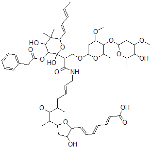 CAS#: 118498-93-4, Phenelfamycin C