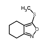 CAS 登录号：118631-12-2， 3-(甲硫基)-4,5,6,7-四氢-2,1-苯并恶唑