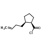 CAS 登录号：118717-67-2， (1R,2R)-2-(3-丁烯-1-基)环戊烷羰基氯化物