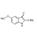 CAS#: 118807-85-5, 5-Methoxy-1H-Benzimidazole-2-Carbonitrile 3-Oxide