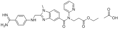 CAS 登录号：1188263-64-0， 达比加群乙酯醋酸盐