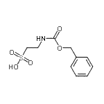 CAS 登录号：119225-23-9， 2-{[(苄氧基)羰基]氨基}乙烷磺酸