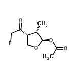CAS 登录号：119232-93-8， (2R,3S,4R)-4-(氟乙酰基)-3-甲基四氢-2-呋喃基乙酸酯