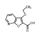 CAS 登录号：119293-17-3， 3-乙氧基呋喃并[2,3-b]吡啶-2-羧酸