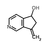 CAS 登录号：119308-95-1， 7-亚甲基-6,7-二氢-5H-环戊二烯并[c]吡啶-5-醇