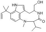 CAS 登录号：119375-01-8， (2S,5S)-9-(1,1-二甲基-2-丙烯基)-1,2,4,5,6,8-六氢-5-(羟基甲基)-1-甲基-2-(1-甲基乙基)-3H-吡咯并[4,3,2-gh]-1,4-苯并二氮杂九环-3-酮