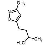 CAS 登录号：119422-04-7， 5-(3-甲基丁基)-1,2-恶唑-3-胺