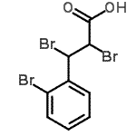 CAS 登录号：119450-03-2， 2,3-二溴-3-(2-溴苯基)丙酸