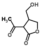 CAS 登录号：119502-23-7， 3-乙酰基-4-(羟基甲基)二氢-2(3H)-呋喃酮