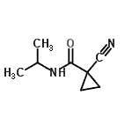 CAS 登录号：119612-29-2， 1-氰基-N-异丙基环丙烷甲酰胺
