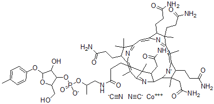 CAS 登录号：119637-75-1， 4-甲酚基钴胺酰胺