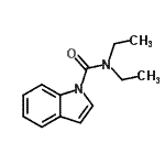 CAS 登录号：119668-50-7， N,N-二乙基-1H-吲哚-1-甲酰胺