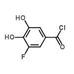 CAS#: 119735-22-7, 3-Fluoro-4,5-Dihydroxybenzoyl Chloride