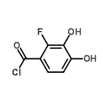 CAS#: 119735-25-0, 2-Fluoro-3,4-Dihydroxybenzoyl Chloride