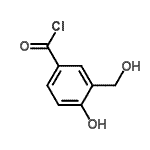 CAS 登录号：119735-41-0， 4-羟基-3-(羟基甲基)苯甲酰氯