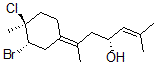 CAS 登录号：119736-67-3， (4R,6E)-6-[(3S,4S)-3-溴-4-氯-4-甲基环己亚基]-2-甲基庚-2-烯-4-醇