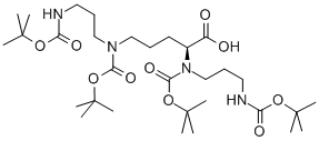 CAS 登录号：119798-08-2， (10S)-2,2,21,21-四甲基-4,19-二氧代-3,20-二氧杂-5,9,14,18-四氮杂二十二烷-9,10,14-三羧酸 9,14-二叔丁酯