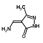 CAS#: 119836-97-4, (4Z)-4-(Aminomethylene)-5-Methyl-2,4-Dihydro-3H-Pyrazol-3-One
