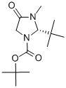 CAS 登录号：119838-38-9， (2S)-2-叔丁基-3-甲基-4-氧代-1-咪唑烷羧酸叔丁酯