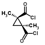 CAS 登录号：119908-74-6， (1R,2S)-1,2-二甲基-1,2-环丙烷二羰基二氯化物