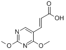 CAS 登录号：119923-27-2， (2E)-3-(2,4-二甲氧基-5-嘧啶基)-2-丙烯酸