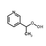 CAS 登录号：120008-01-7， 1-(3-吡啶基)乙基氢过氧化物