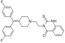 CAS#: 120166-69-0, 3-[2-[4-[Bis(4-Fluorophenyl)Methylene]-1-Piperidinyl]Ethyl]-2,3-Dihydro-2-Thioxo-4(1H)-Quinazolinone