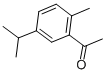 CAS 登录号：1202-08-0， 1-(2-甲基-5-丙-2-基苯基)乙酮