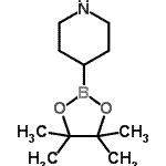 CAS 登录号：120347-72-0， 4-(4,4,5,5-四甲基-1,3,2-二氧杂环戊硼烷-2-基)哌啶
