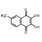 CAS#: 120376-90-1, 2,3-Dihydroxy-6-Methyl-1,4-Naphthoquinone