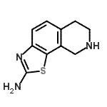 CAS#: 120546-68-1, 6,7,8,9-Tetrahydro[1,3]Thiazolo[4,5-h]Isoquinolin-2-Amine