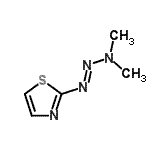 CAS 登录号：120579-81-9， 2-[(1E)-3,3-二甲基-1-三氮烯-1-基]-1,3-噻唑