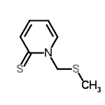 CAS 登录号：120665-44-3， 1-[(甲硫基)甲基]-2(1H)-吡啶硫酮