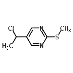 CAS 登录号：120717-48-8， 5-(1-氯乙基)-2-(甲硫基)嘧啶