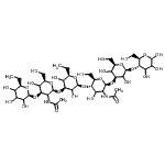 CAS 登录号：120864-60-0， (1S,5R)-5-乙基吡喃戊糖基-(1->3)-2-乙酰氨基-2-脱氧-beta-D-苏式-己糖吡喃糖苷-(1->3)-(5R)-5-乙基-alpha-L-甘油-吡喃戊糖基-(1->4)-2-乙酰氨基-2-脱氧-beta-D-赤式-己糖吡喃糖苷-(1->3)-beta-D-苏式-己糖吡喃糖苷-(1->4)-D-赤式-吡喃己糖