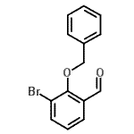 CAS 登录号：120980-85-0， 2-(苄氧基)-3-溴苯甲醛